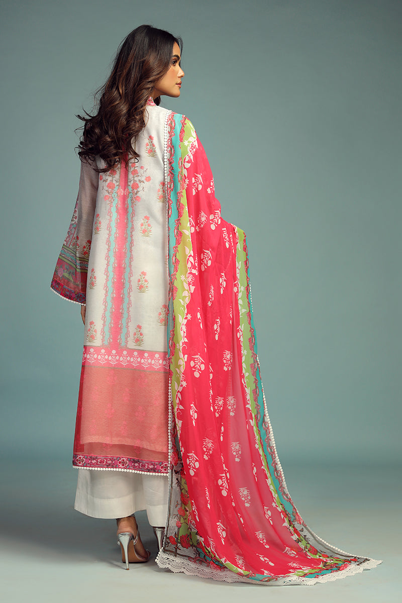 Wardha Saleem | Luxury Pret Traditional Wear | GUL BAHAAR SHIRT WITH DUPATTA (2 PC) - Riwayat-e-Khas