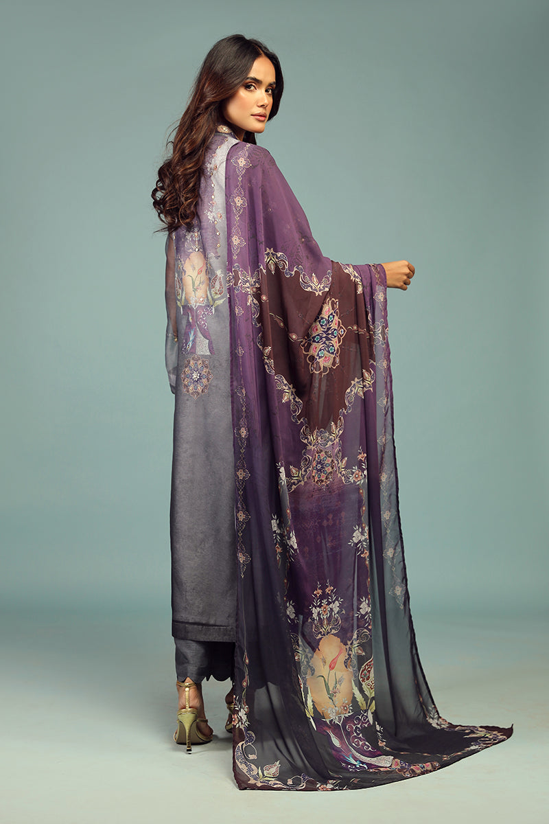 Wardha Saleem | Luxury Pret Traditional Wear | DARVESH SHIRT WITH DUPATTA ( 2 PC) - Riwayat-e-Khas