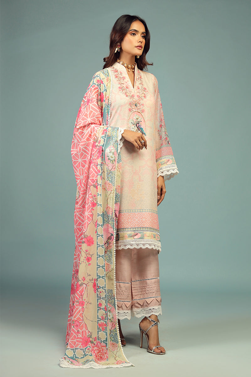 Wardha Saleem | Luxury Pret Traditional Wear | KOEL SHIRT WITH DUPATTA ( 2 PC) - Riwayat-e-Khas