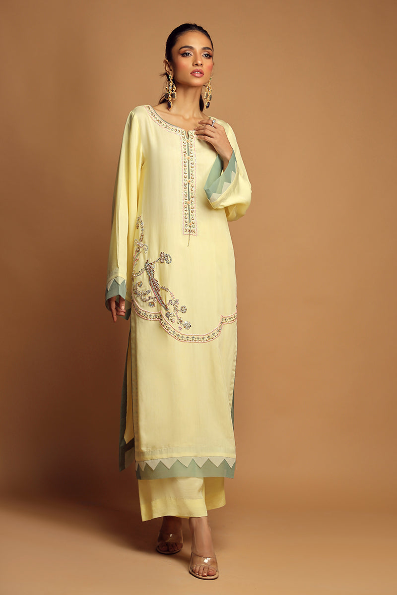 Wardha Saleem | Luxury Pret Traditional Wear | JOIE FORMAL (2PC) - Riwayat-e-Khas