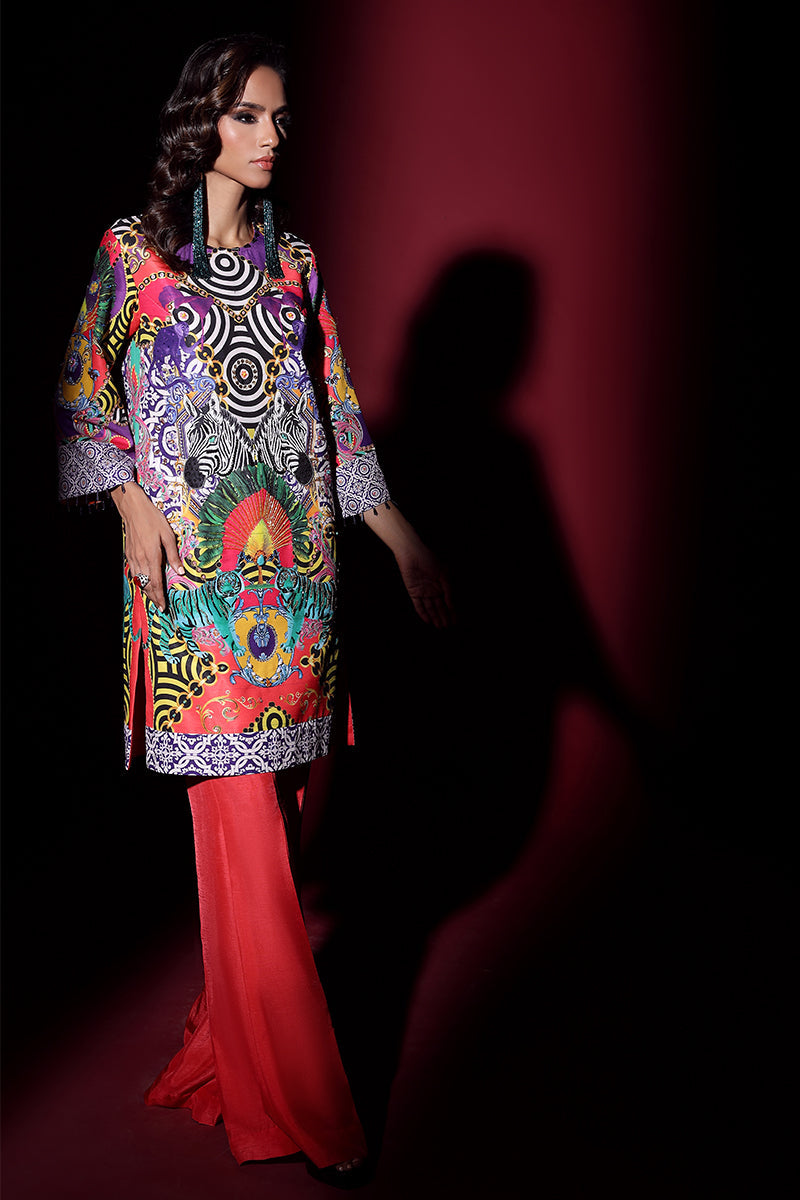 Wardha Saleem | Luxury Pret Fusion Wear | EXOTICA (2PC) - Riwayat-e-Khas