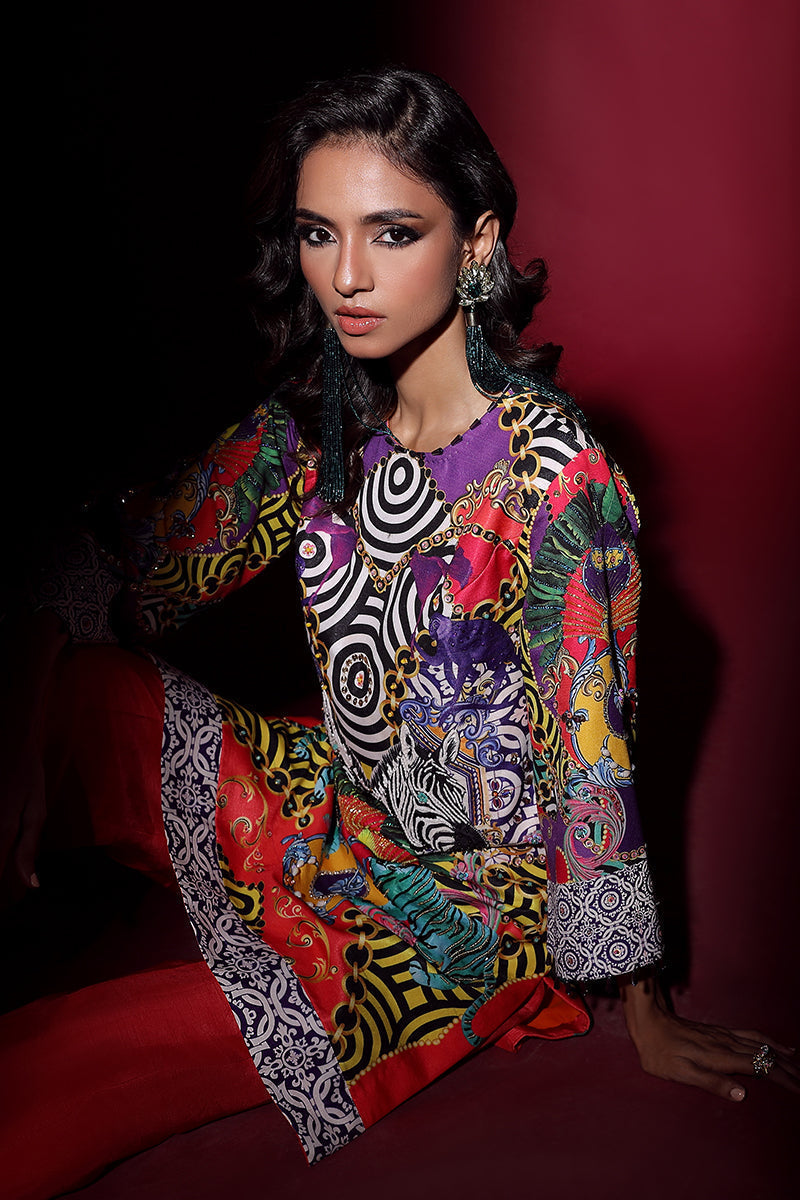 Wardha Saleem | Luxury Pret Fusion Wear | EXOTICA (2PC) - Riwayat-e-Khas