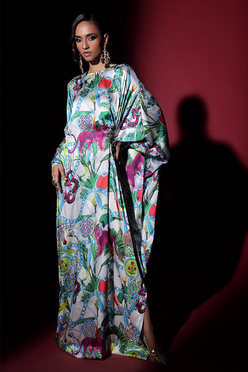 Wardha Saleem | Luxury Pret Fusion Wear | EDEN DRAPE (1PC) - Riwayat-e-Khas