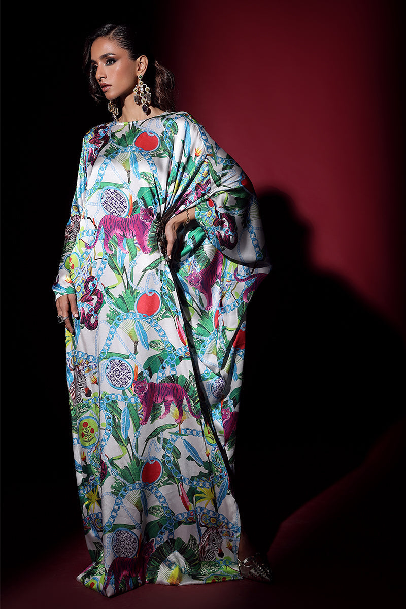 Wardha Saleem | Luxury Pret Fusion Wear | EDEN DRAPE (1PC) - Riwayat-e-Khas