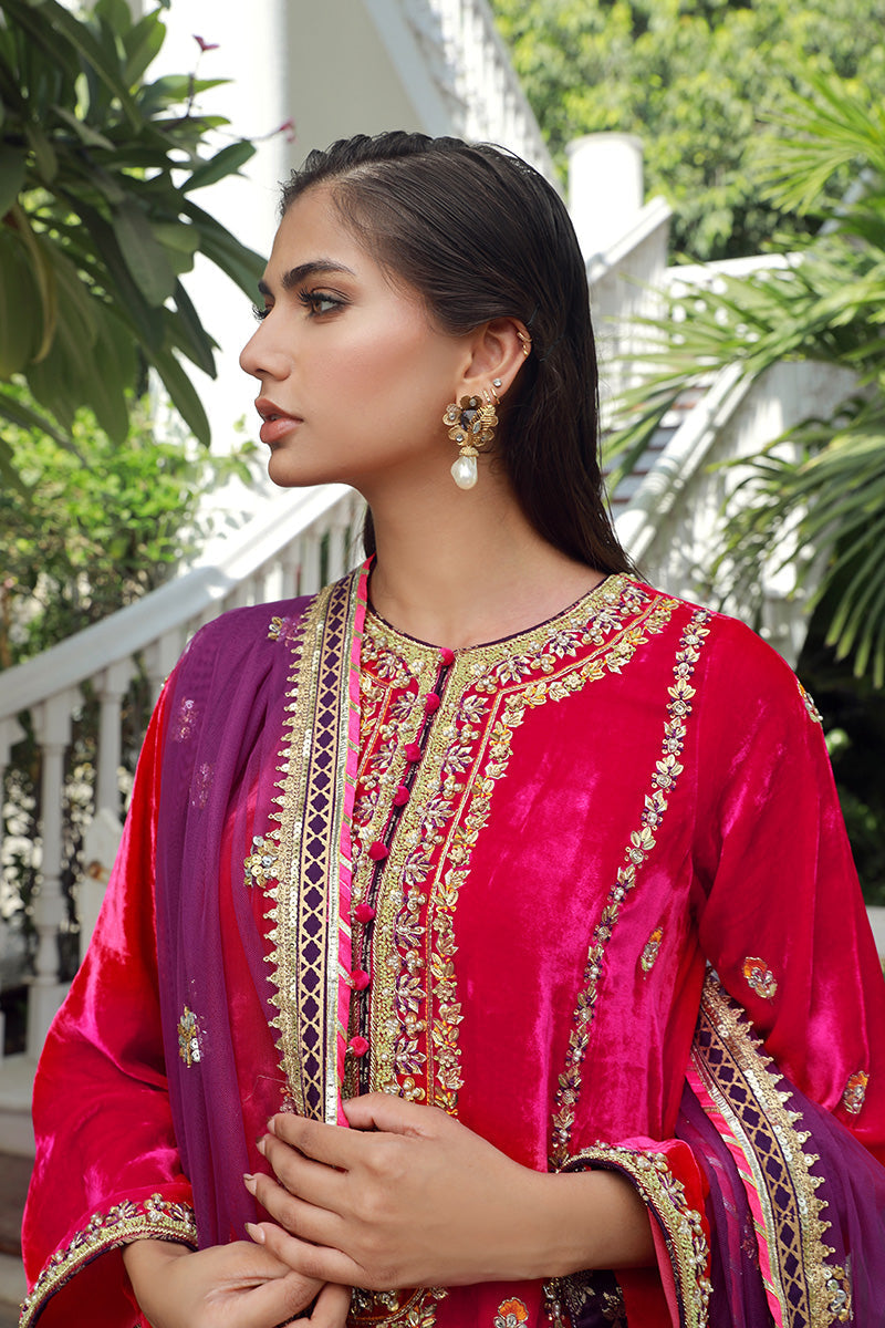 Sana Abbas | Velvet Formals | RUBY - Riwayat-e-Khas