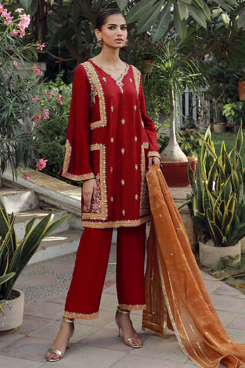 Sana Abbas | Velvet Formals | TOPAZ - Riwayat-e-Khas