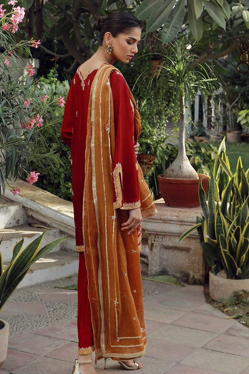 Sana Abbas | Velvet Formals | TOPAZ - Riwayat-e-Khas