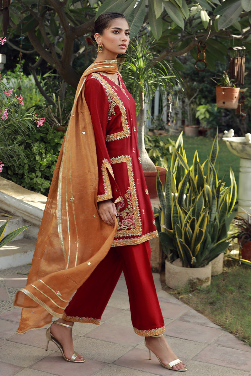 Sana Abbas | Velvet Formals | TOPAZ - Riwayat-e-Khas