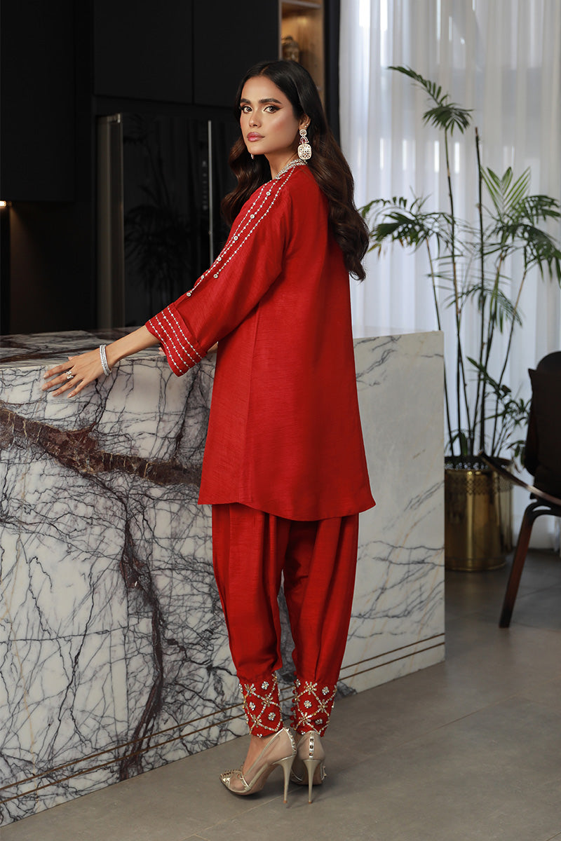 Wardha Saleem | Luxury Pret Traditional Wear | ZIAA (2PC) - Riwayat-e-Khas