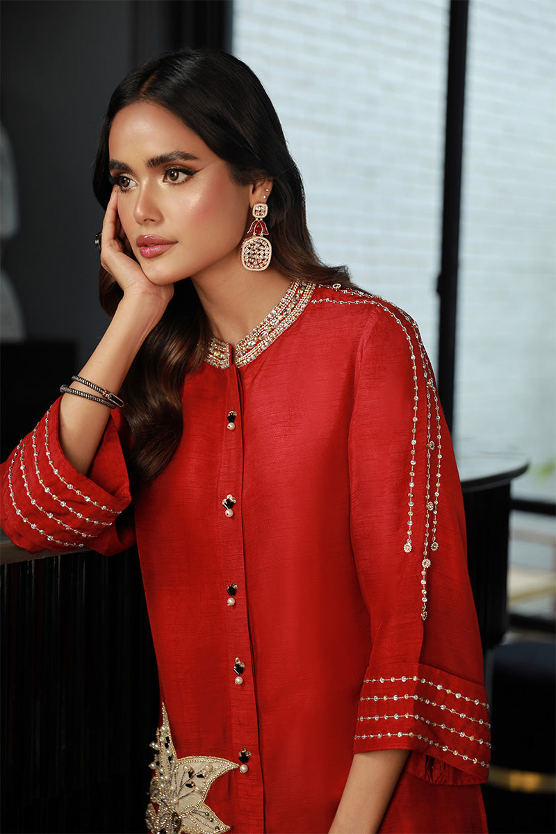 Wardha Saleem | Luxury Pret Traditional Wear | ZIAA (2PC) - Riwayat-e-Khas