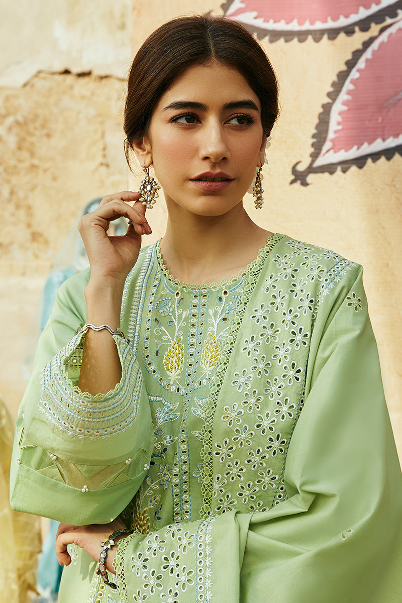 Cross Stitch | Premium Lawn 24 | GARDEN GRACE - House Of Anaya
