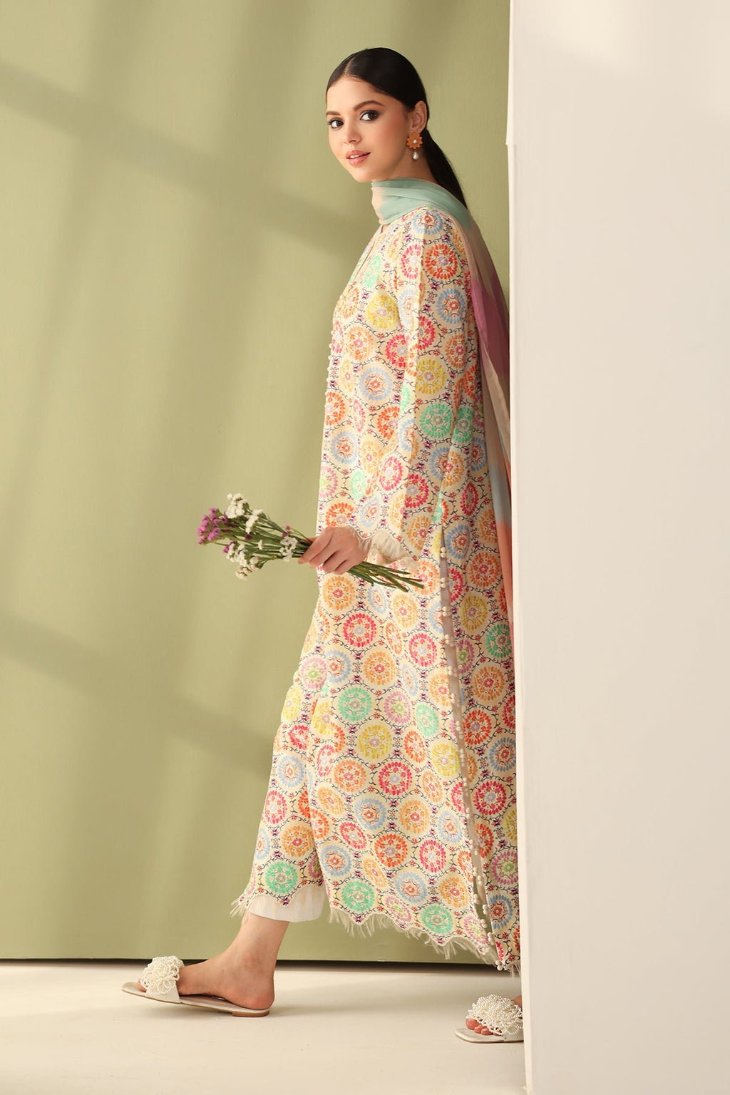 Baroque | Embroidered Lawn | SF-4178