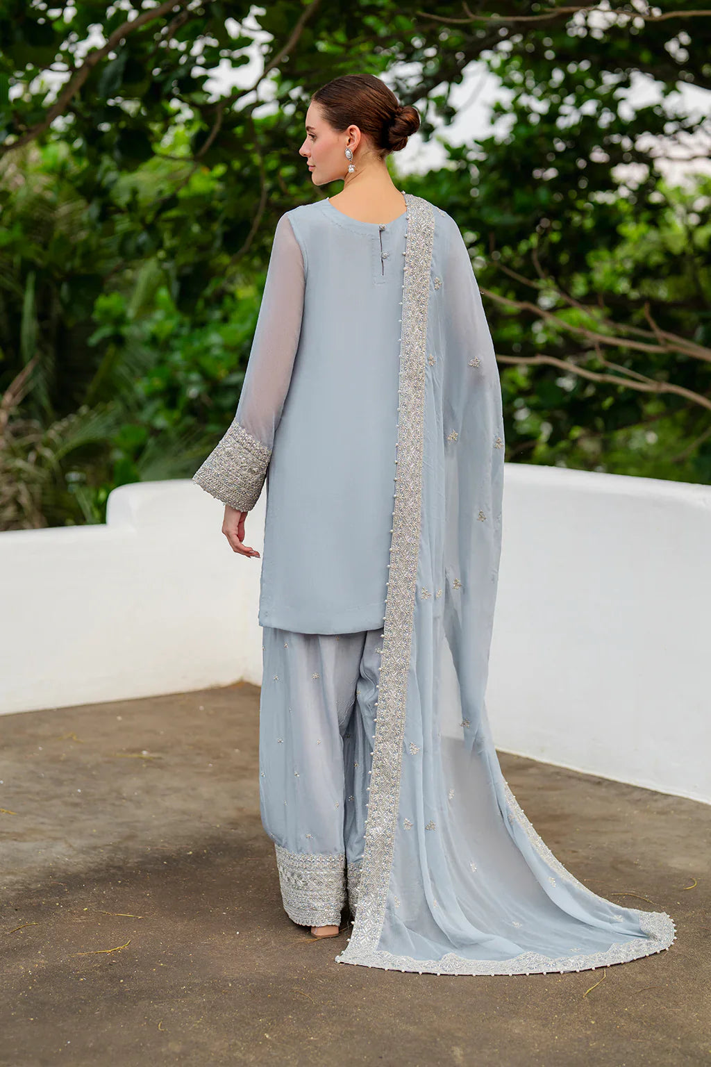 Iznik | Chinon Chiffon | CC-70 Embroidered Chiffon