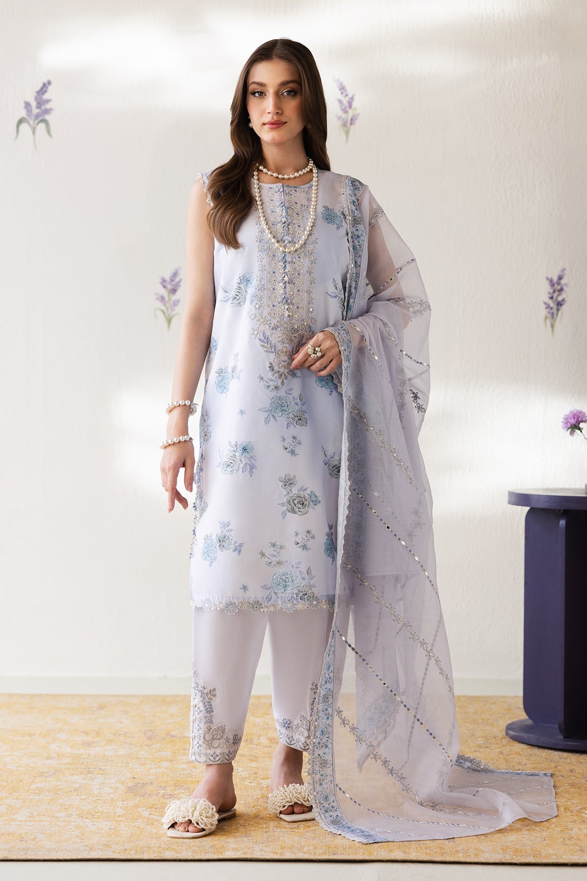 Baroque | Embroidered Lawn | SF-4424