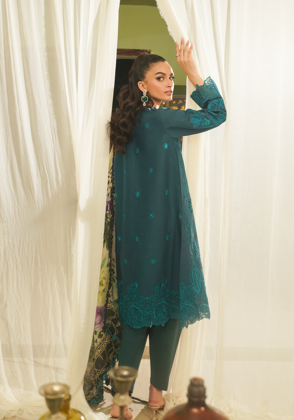 Zarqash | Tresor Luxury Lawn 24 | ZQT 0011 DINA - Riwayat-e-khas