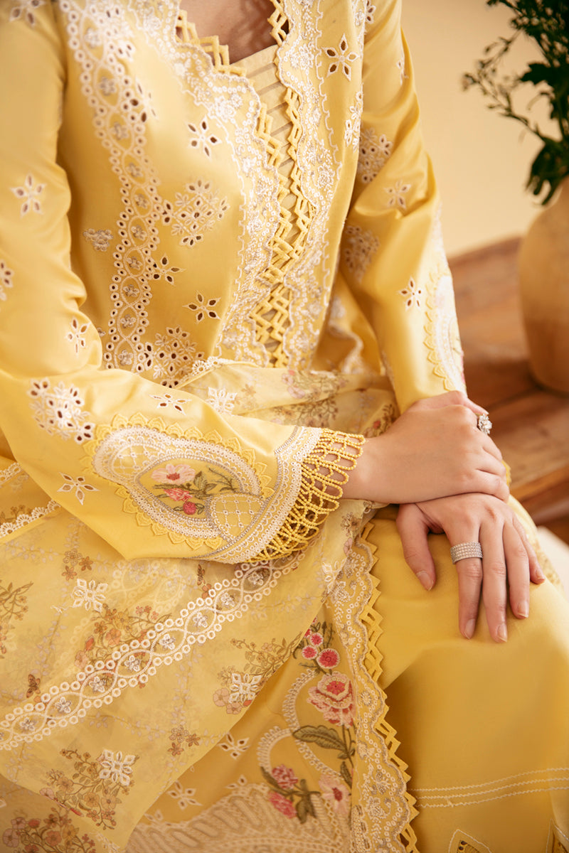 Qalamkar | Qlinekari Luxury Lawn | SQ-12 ZHAIN - House Of Anaya