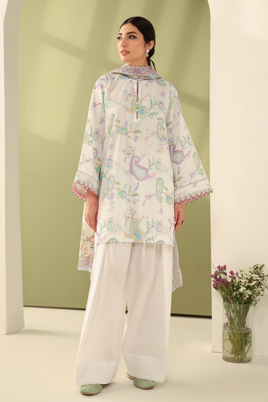 Baroque | Eid Printique | EMBROIDERED PRINTED LAWN UF-4179