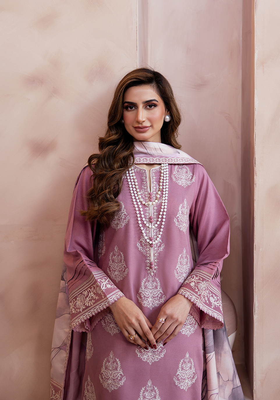 Zarqash | The Winter Luxe Pret | BLUSH HERITAGE