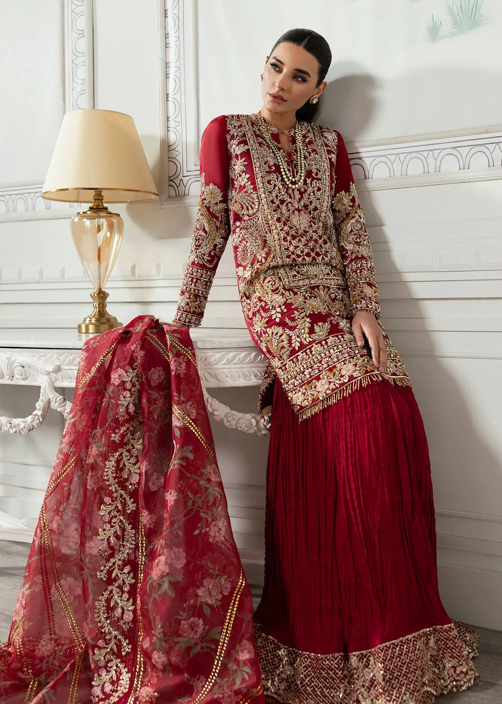 Crimson | CRIMSON X SAIRA SHAKIRA WEDDING '24 | Artisan Story - House Of Anaya  