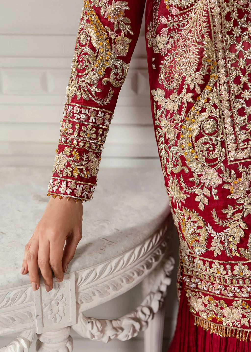 Crimson | CRIMSON X SAIRA SHAKIRA WEDDING '24 | Artisan Story - House Of Anaya  