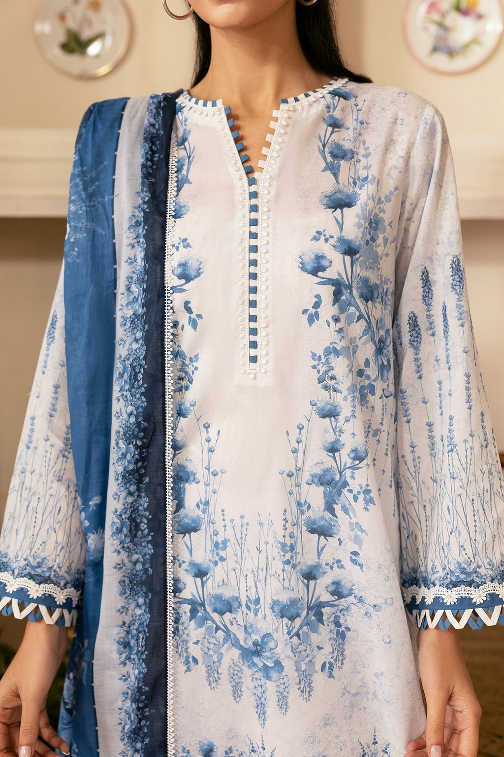 Sahar | Selene 25 | Sapphire Petal - Riwayat-e-Khas
