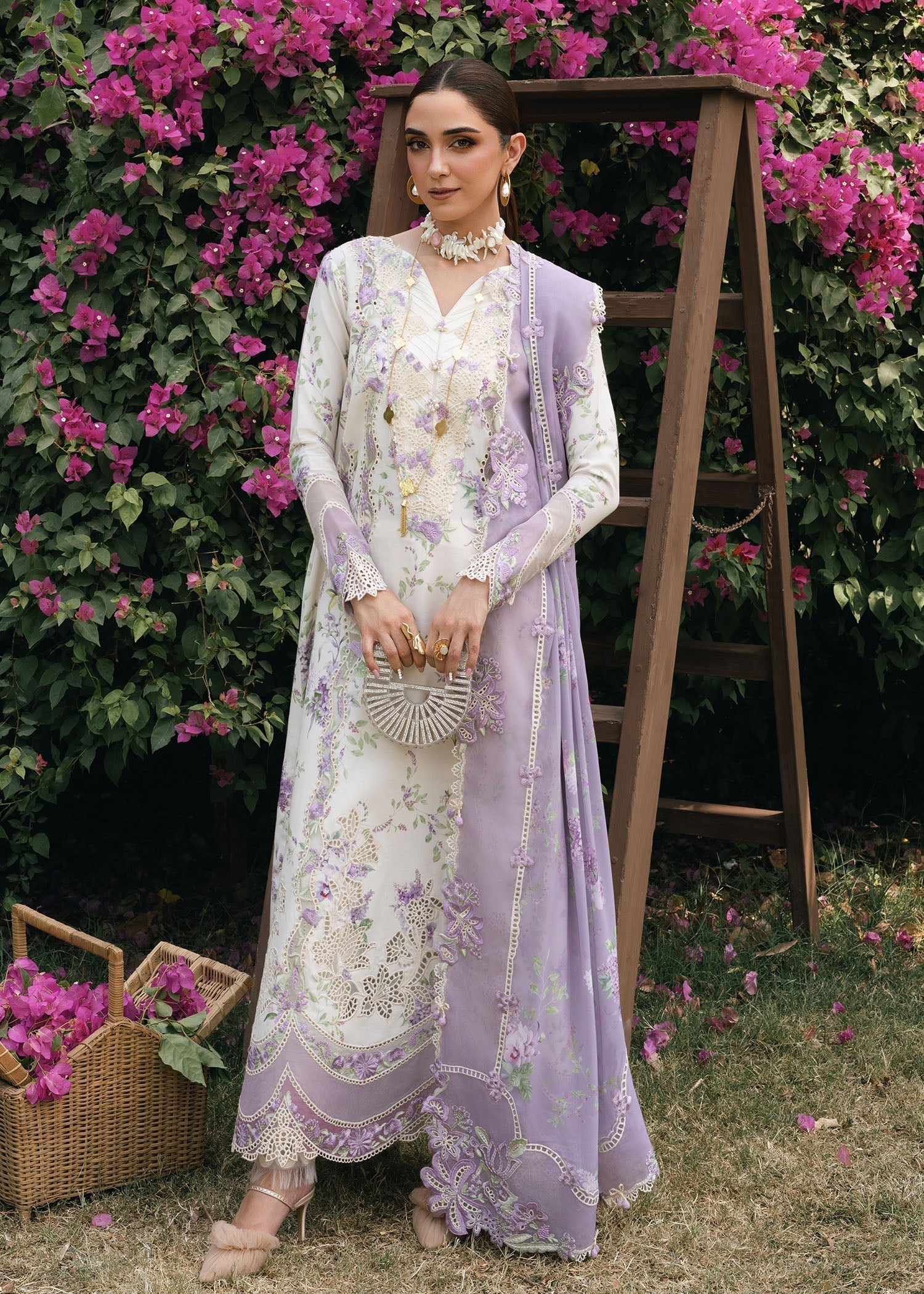 Crimson | Tasawar 25 | LAVENDER FALL - D5B