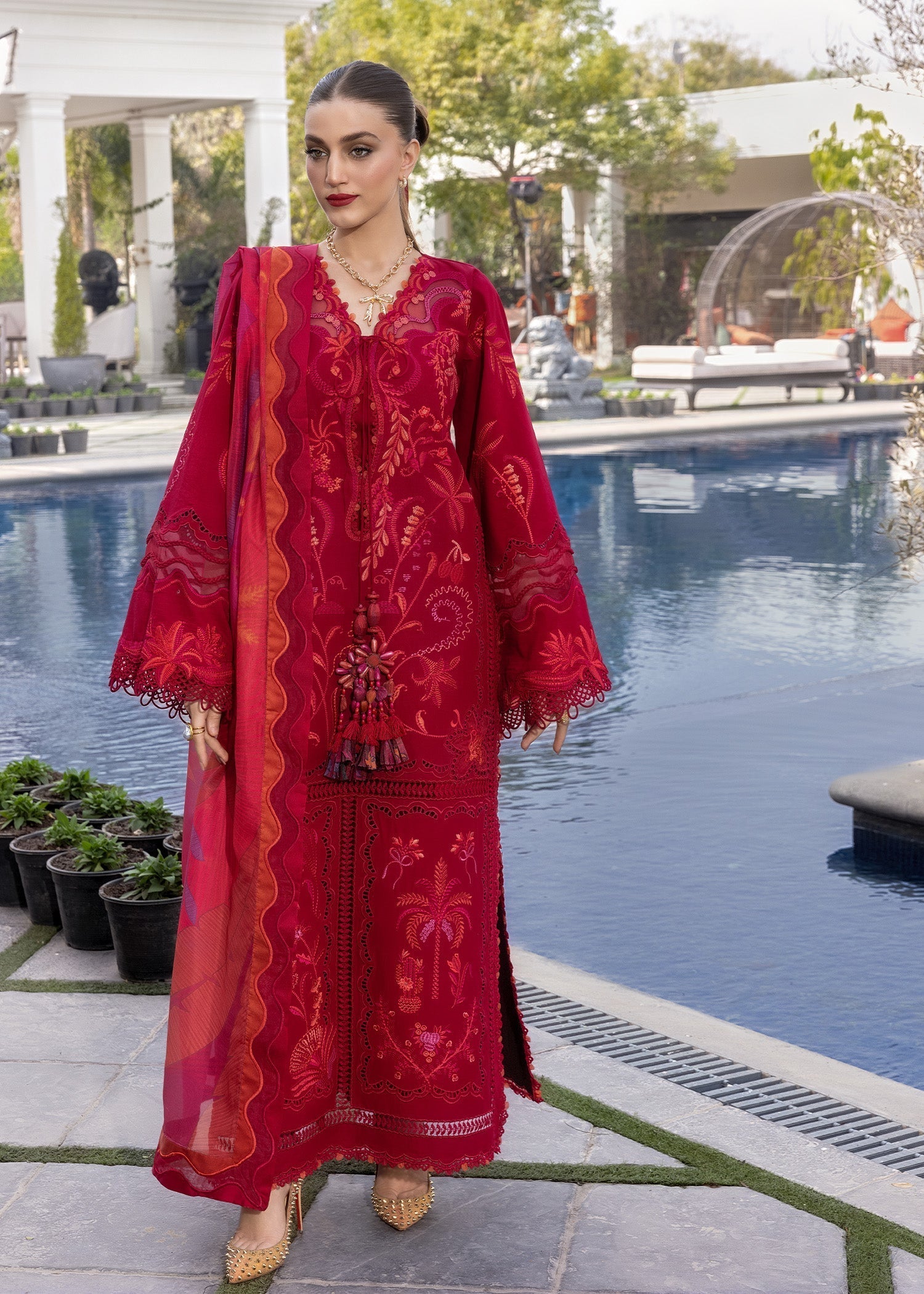 Crimson | Flow By Crimson Lawn'26 | BEAUTY IN BLOOM - D3A