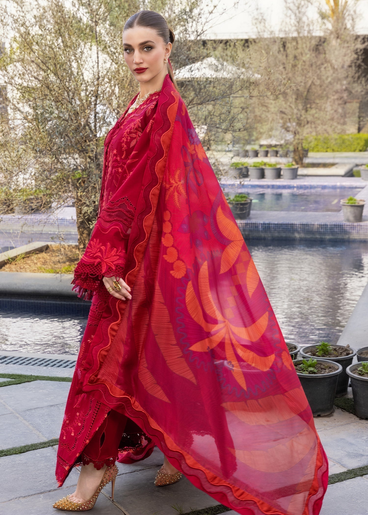 Crimson | Flow By Crimson Lawn'26 | BEAUTY IN BLOOM - D3A