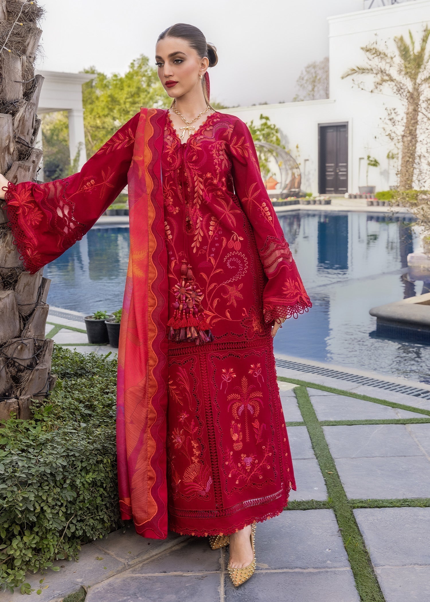 Crimson | Flow By Crimson Lawn'26 | BEAUTY IN BLOOM - D3A