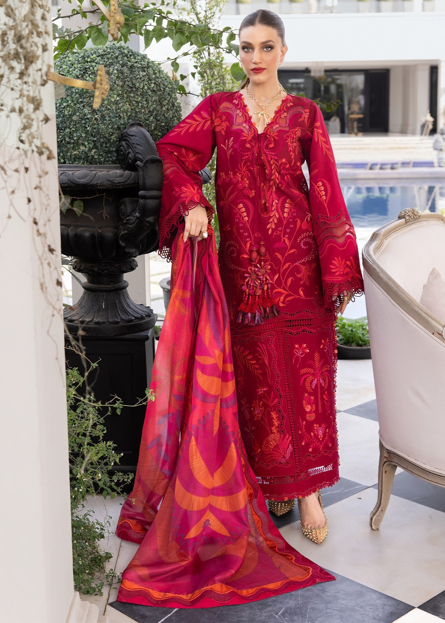 Crimson | Flow By Crimson Lawn'26 | BEAUTY IN BLOOM - D3A