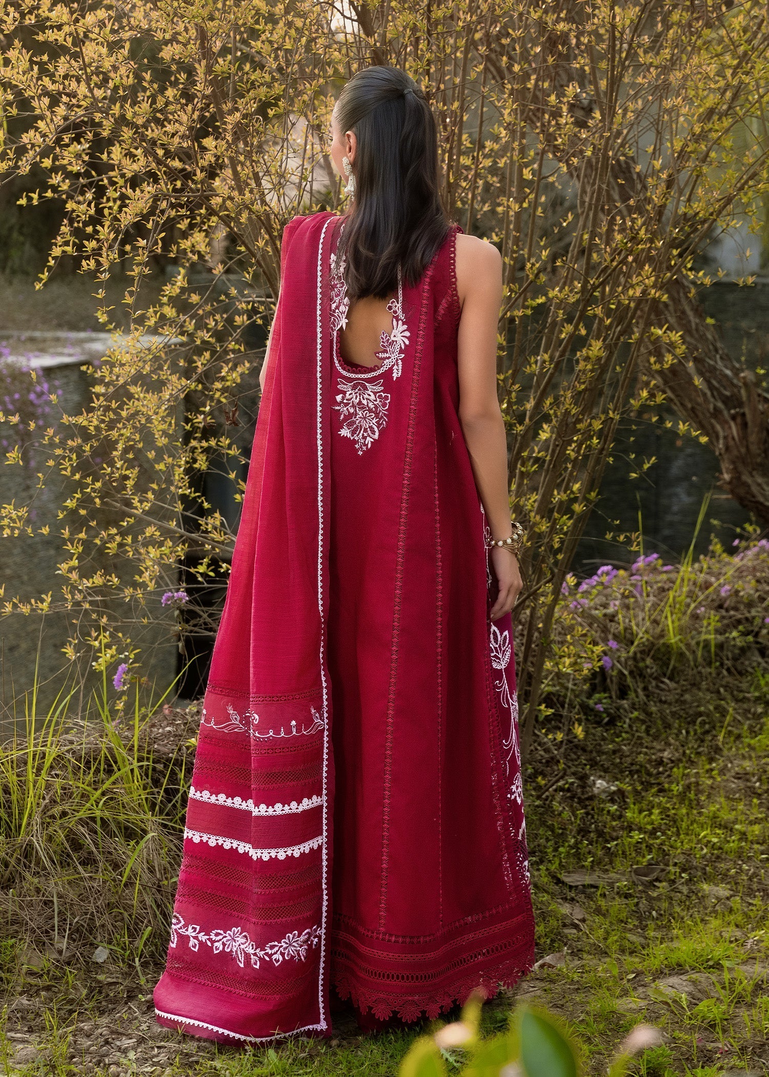Crimson | Flow By Crimson Lawn'26 | A HANDMADE TALE-D5A