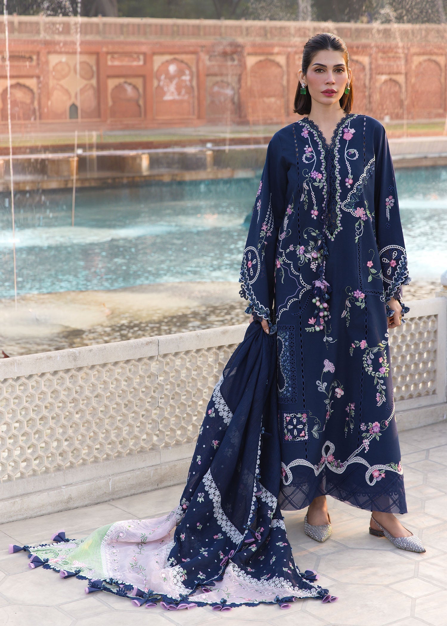 Crimson | Flow By Crimson Lawn'26 | MANIFESTED MEADOWS - D7B