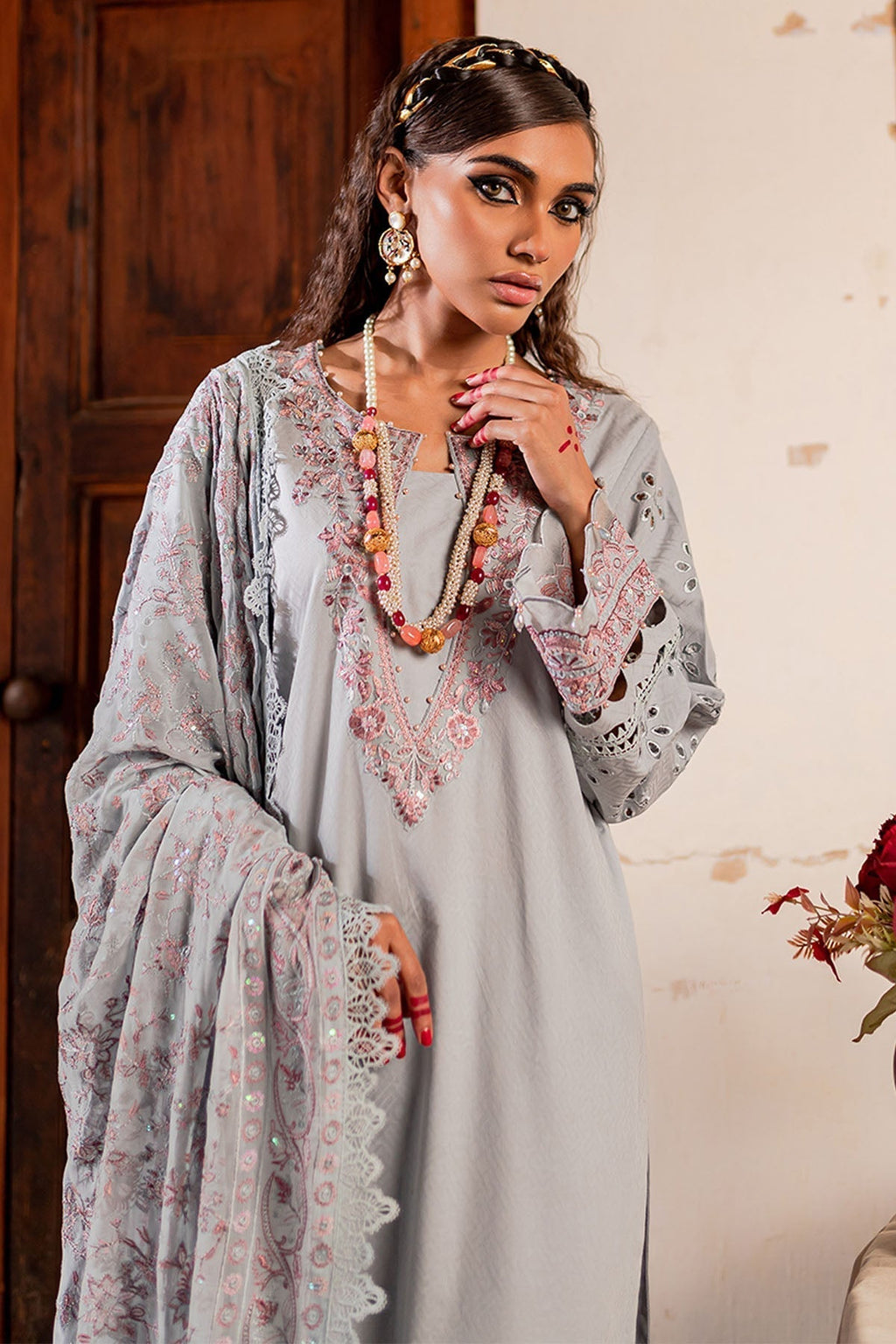 Nureh | Lawn Jacquard | NS-79 - House Of Anaya
