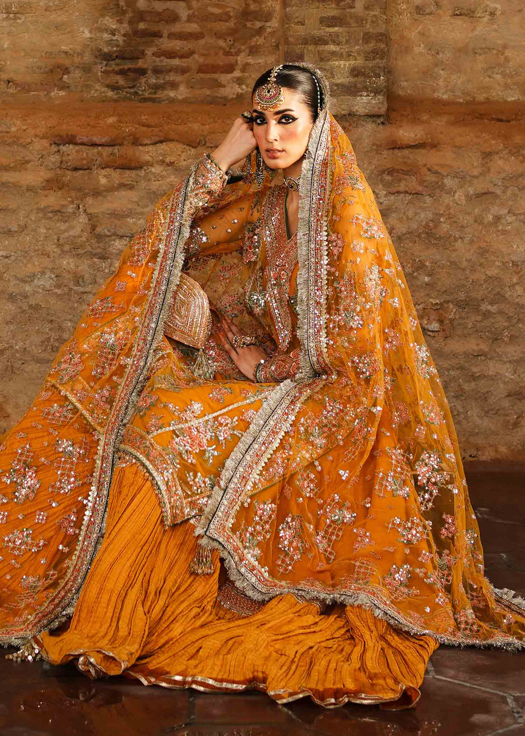 Hussain Rehar | Zaib un Nisa 23 | Saffron - House Of Anaya