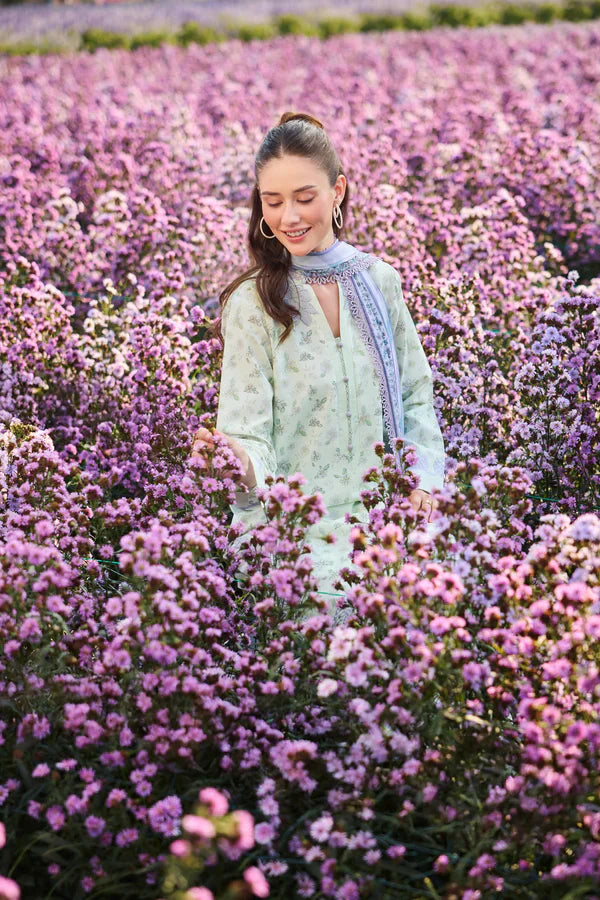 Farasha | Printed Essentials’26 | Mint Petaline