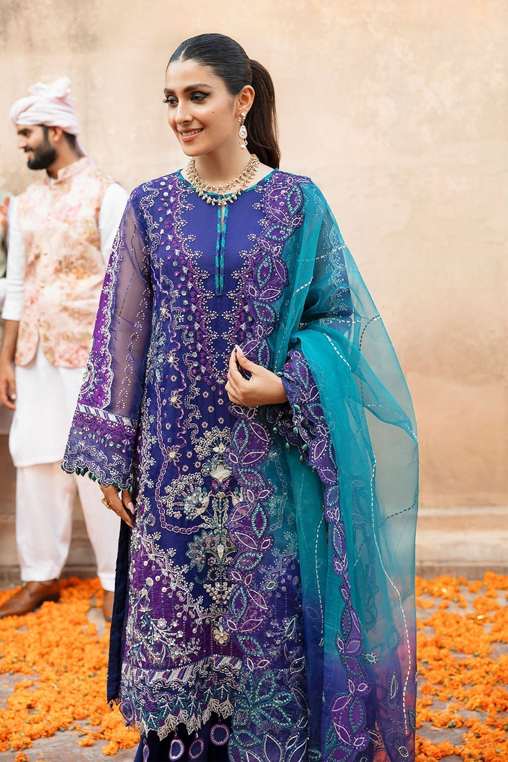 Nureh | Jhoomro Wedding Formals | Neelum - House Of Anaya