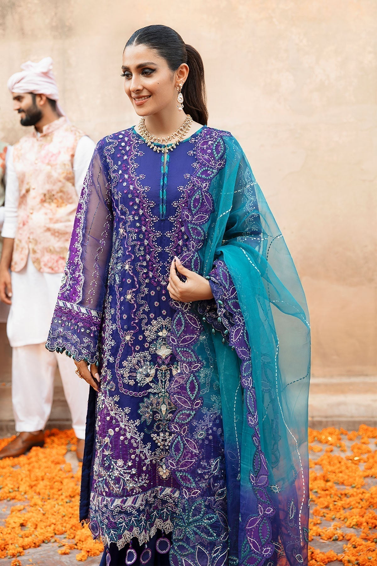 Nureh | Jhoomro Wedding Formals | Neelum - House Of Anaya