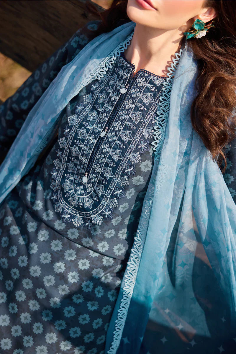 Farasha | Printed Essentials’26 | Blue Reverie