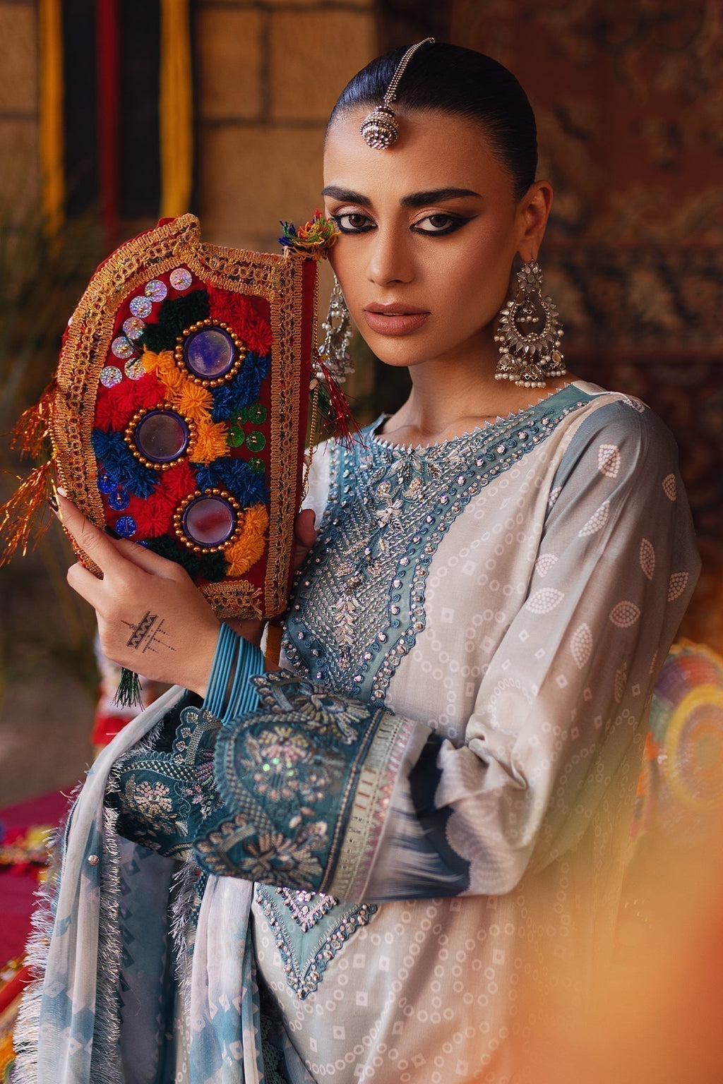 Nureh | Bazaar Lawn | NS-130 - House Of Anaya