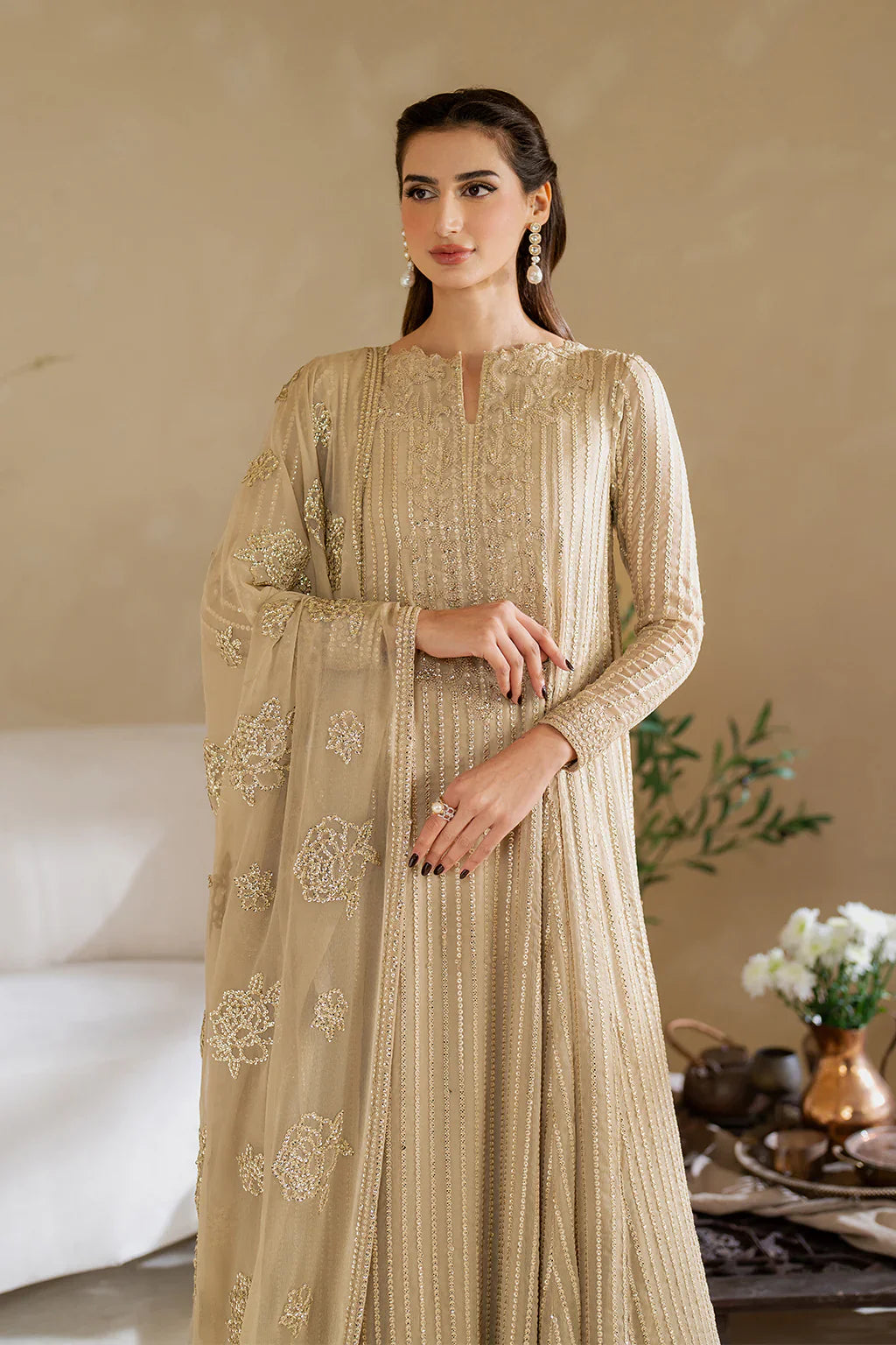Iznik | Chinon Chiffon | CC-58 Embroidered Chiffon