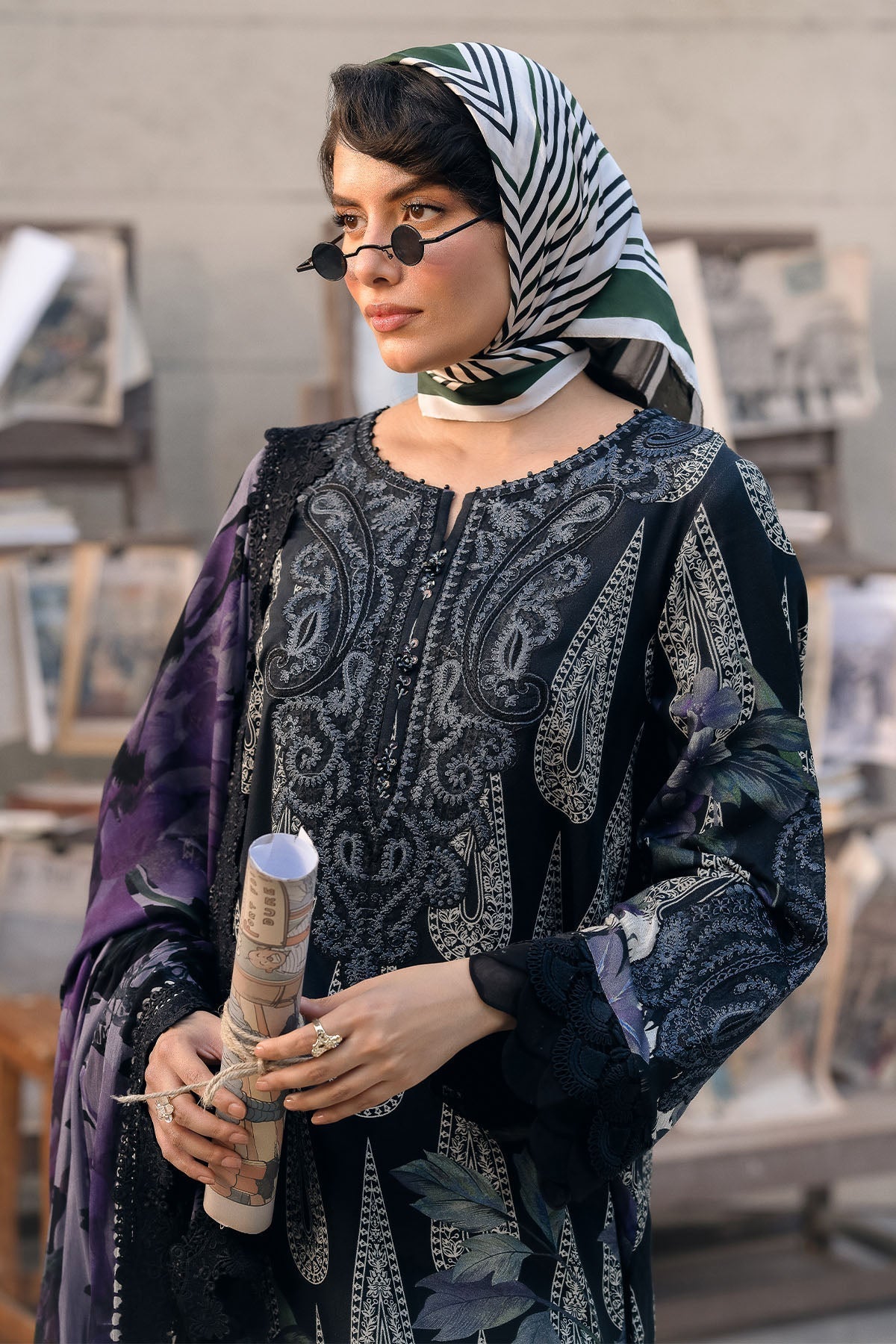 Nureh | Glam Girl Lawn | GL-19 - Riwayat-e-Khas