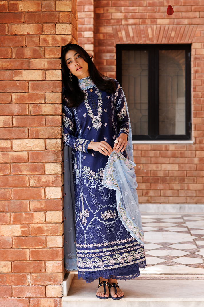Emaan Adeel | Mirabelle Festive Luxury Lawn | PETAL POSH