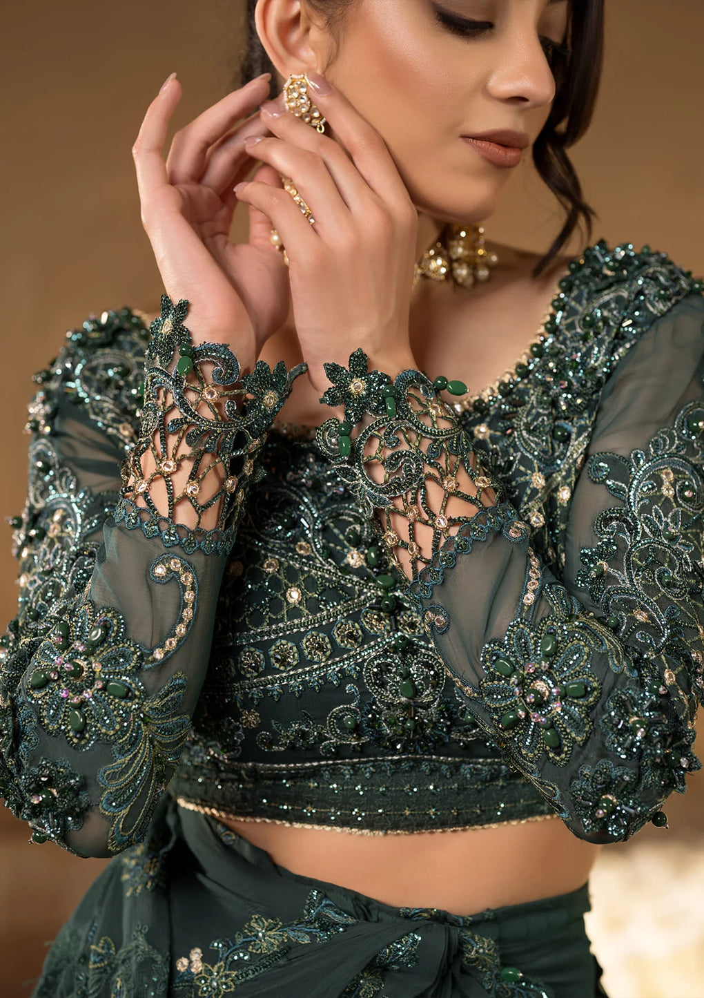 Elaf Premium | Formal Handwork Collection | EFH-01 JAHAN ARA - House Of Anaya