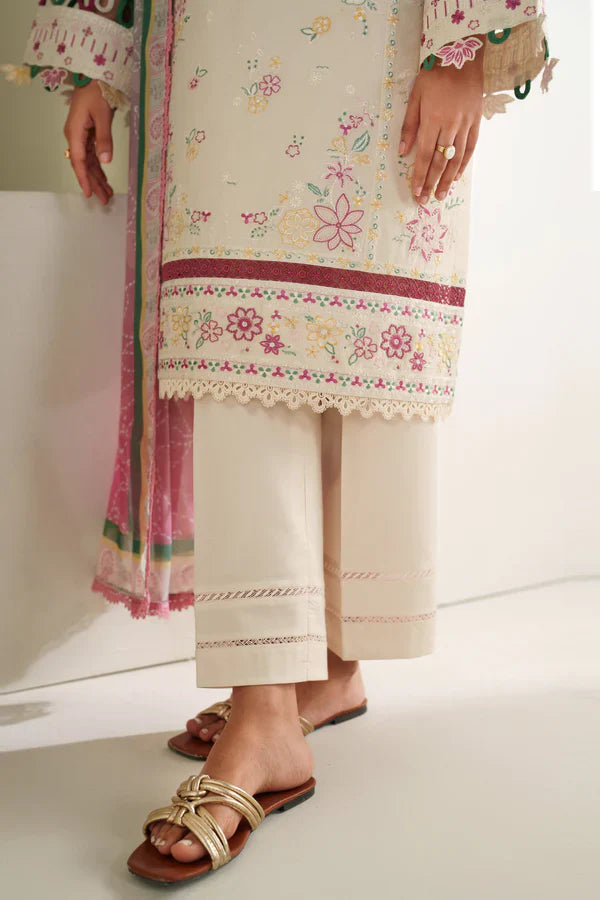 Farasha | Summer Weaves Embroidered lawn'26 | Meadow Bloom
