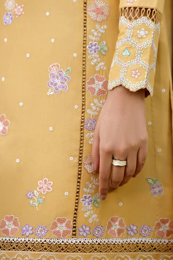 Farasha | Summer Weaves Embroidered lawn'26 | Tuscan Aura