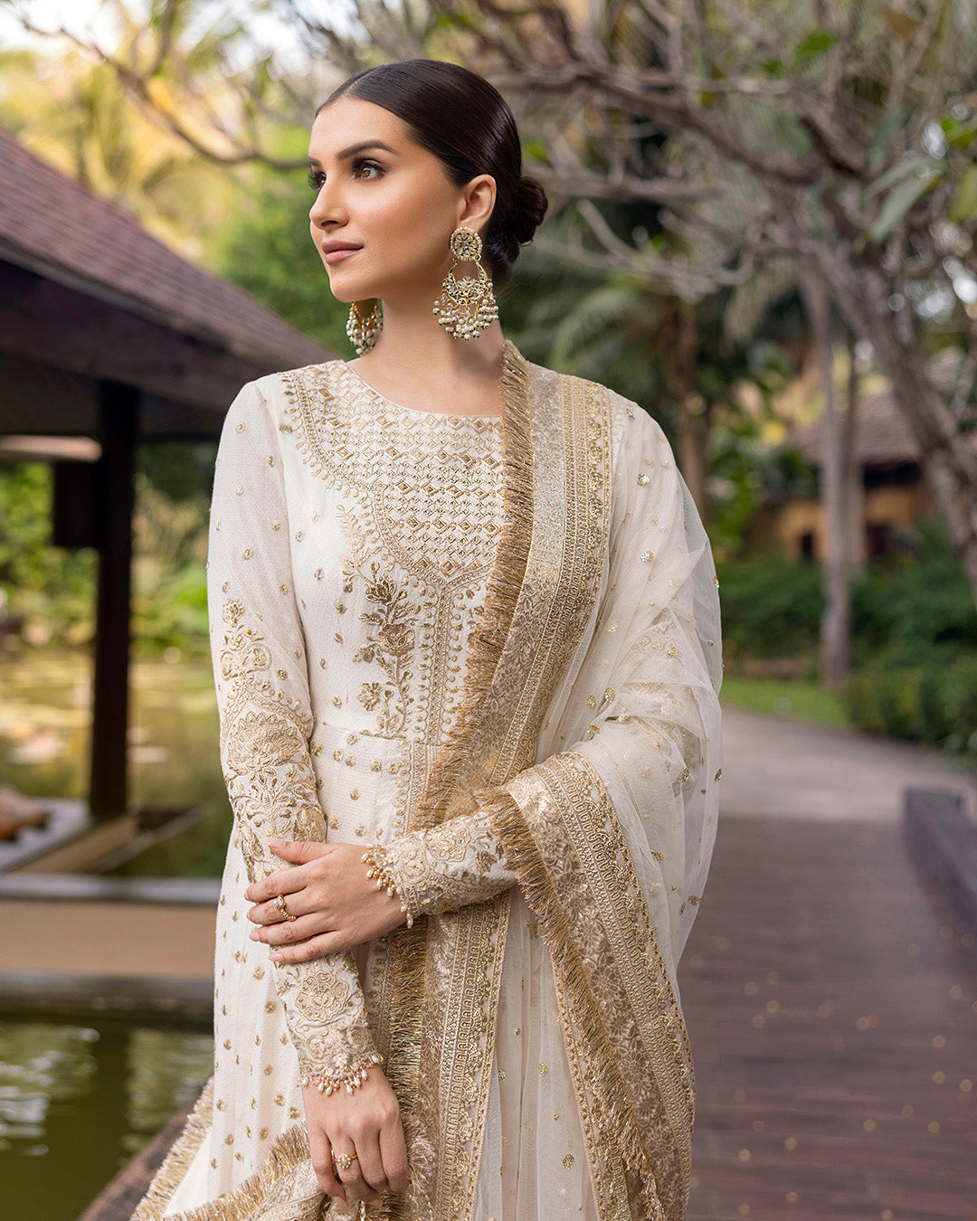 Faiza Saqlain | Zinnia Lawn 25 | Lily - House Of Anaya