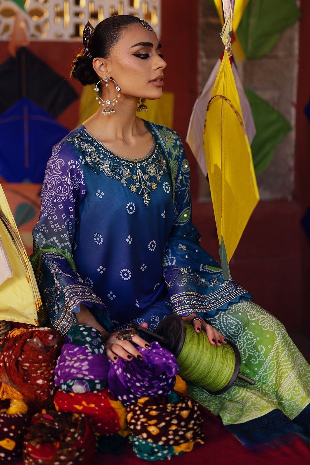 Nureh | Bazaar Lawn | NS-133 - House Of Anaya