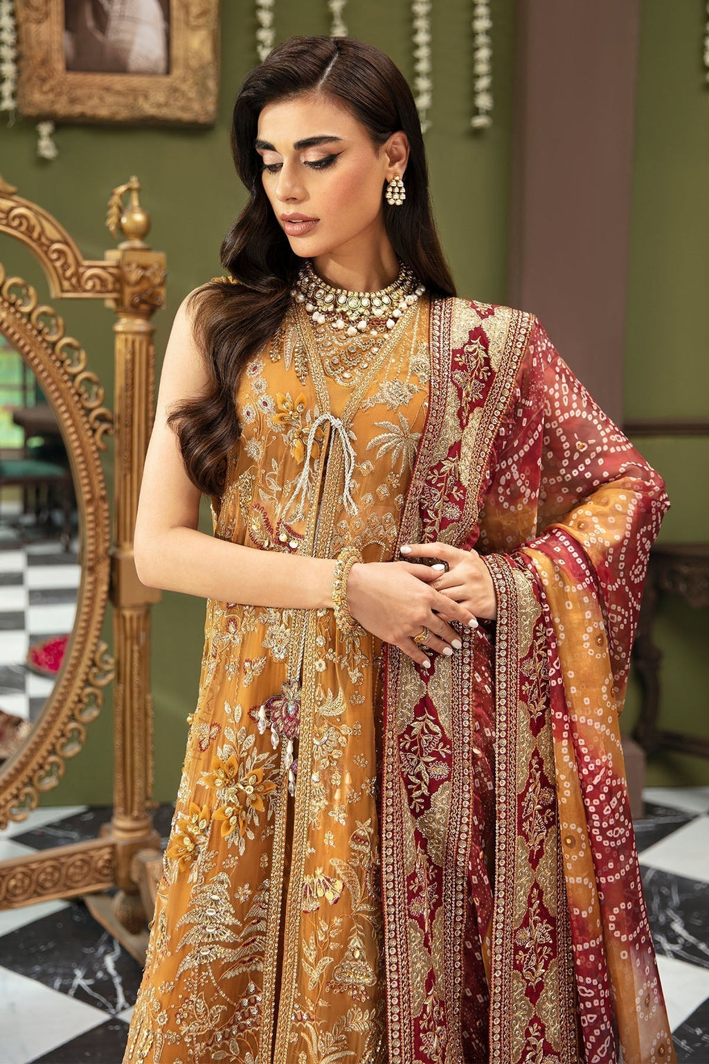 Nureh | Jhoomro Wedding Formals | NL-52 - ZAWIYA - House Of Anaya