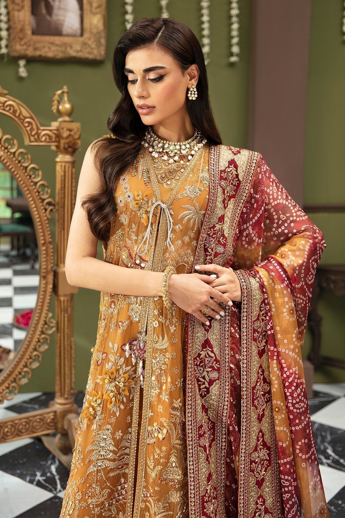 Nureh | Jhoomro Wedding Formals | NL-52 - ZAWIYA - House Of Anaya
