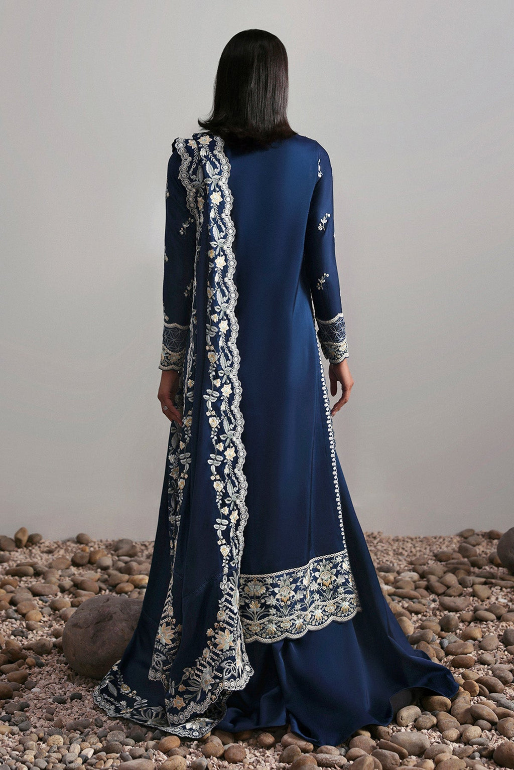 Afrozeh | Slate Ready to Wear | Alara